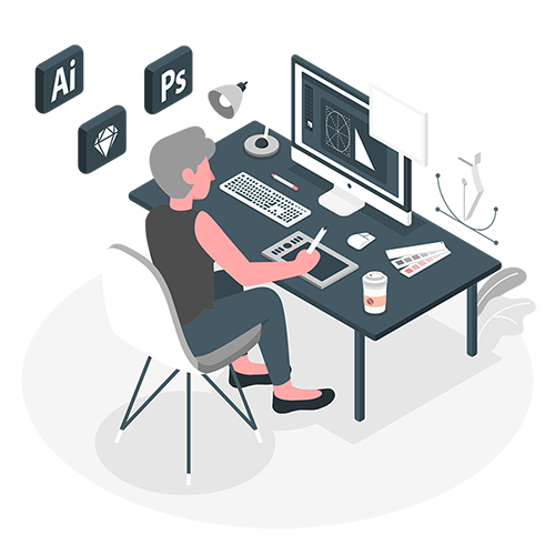 Diseñadora haciendo Diseño Web en Sevilla