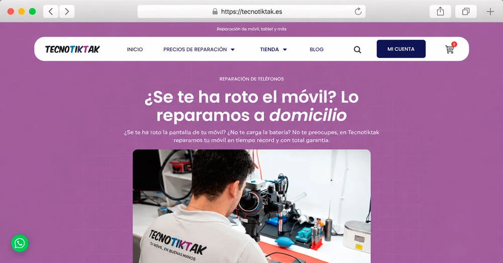 Proyecto web desarrollado por Experto en Informática