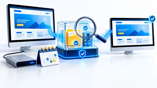 Comprobación de una copia de seguridad de WordPress con archivos, base de datos y restauración de la web.