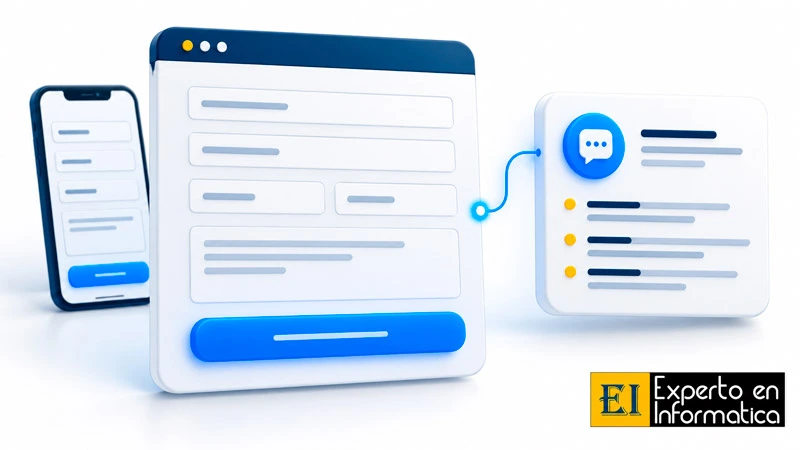 Formulario de contacto web claro para recibir mejores solicitudes de presupuesto